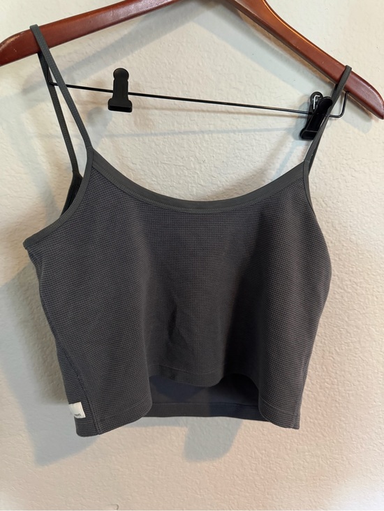 Vuori Tops - Vuori Charcoal Gray Waffle Knit Cami size XL